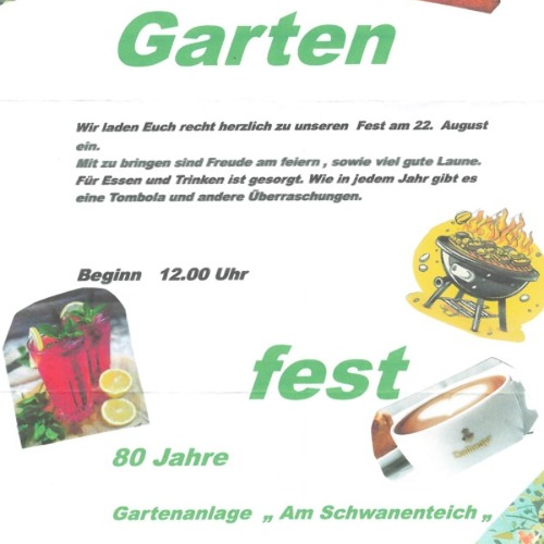 Gartenfest in Naundorf-Dölbau