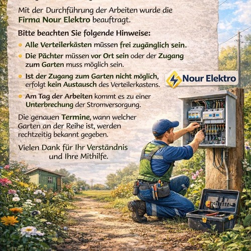 Austausch der Strom-Verteilerkästen